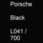 Preview: Porsche, Black, L041 / 700.